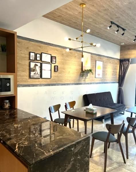 Servis Apartment untuk Disewa di Anggun Residences - Jacksley Wong - Living Room - PropertyGuru.com.my