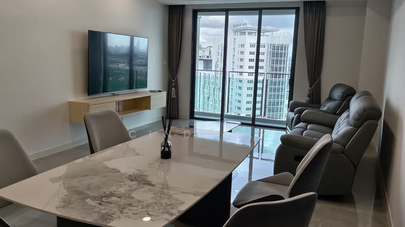 Service Residence for Rent at Ooak Serviced Apartments @ Kiara 163 - Cindy Ng - Living Room - PropertyGuru.com.my