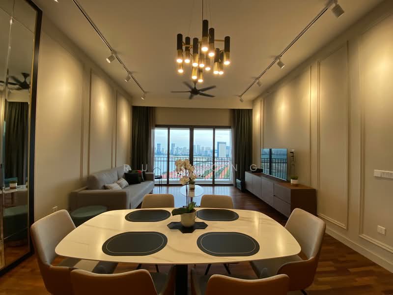 Service Residence for Rent at Straits Residences - Ruth Ong - Living Room - PropertyGuru.com.my