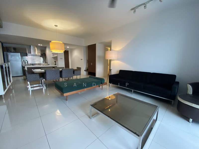 Kondominium untuk Disewa di Tiffani Kiara - Sand Yip - Living Room - PropertyGuru.com.my