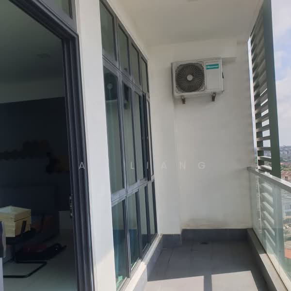 Servis Apartment untuk Dijual di Green Haven - Ah Liang - Balcony - PropertyGuru.com.my