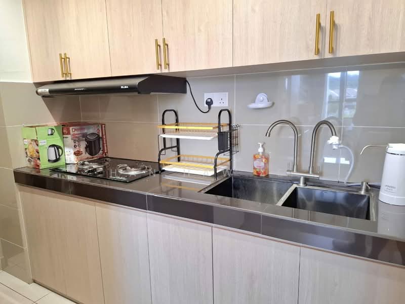Service Residence for Rent at Zentro Residences Serviced Apartment - Han Haw Ze - Kitchen - PropertyGuru.com.my