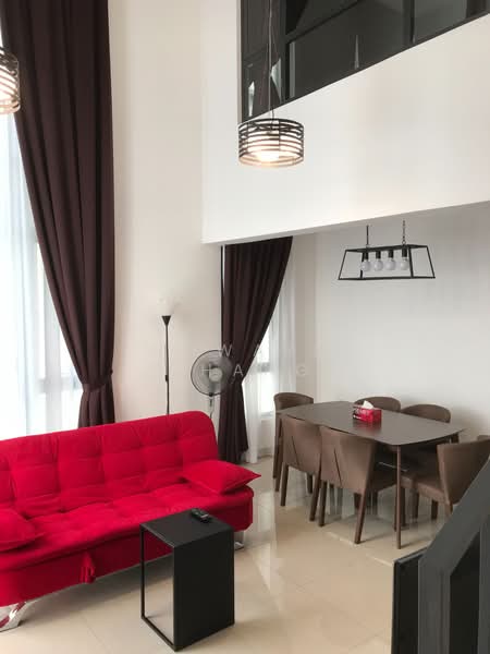 Service Residence for Rent at Eclipse Residence @ Pan'gaea - Howard Chang - Living Room - PropertyGuru.com.my