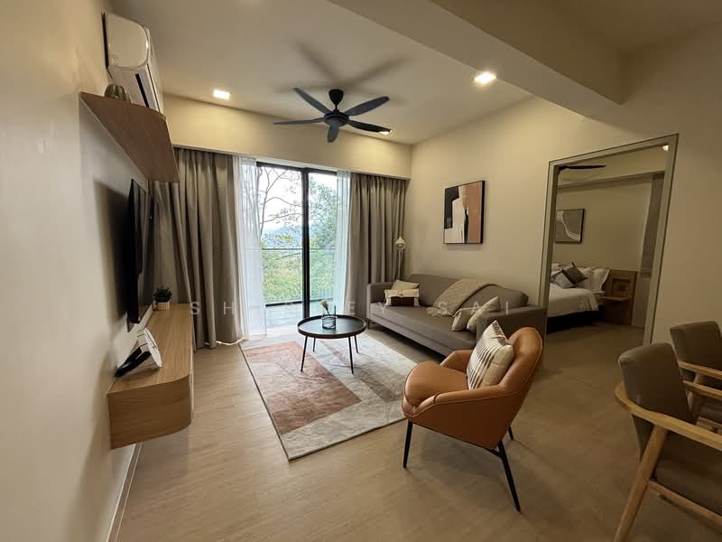 Apartment for Sale at Kempas Apartment - Shirley Sai - Living Room - PropertyGuru.com.my
