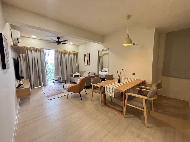 Apartment for Sale at Kempas Apartment - Shirley Sai - Living Room - PropertyGuru.com.my