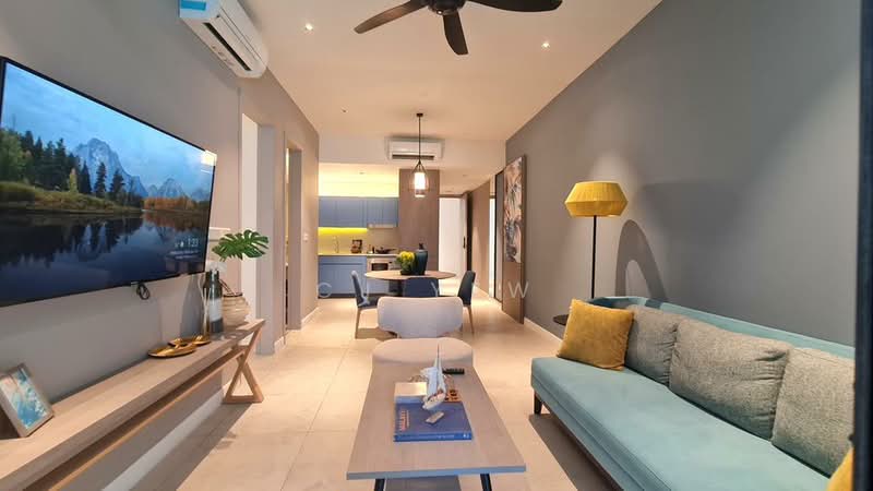 Apartment for Sale at Assana Serviced Suites @ Tropicana Cenang - CJ Yew - Living Room - PropertyGuru.com.my