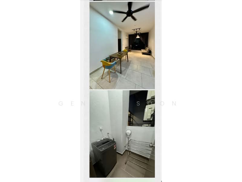 Servis Apartment untuk Disewa di Astetica Residences - Genson Soon - Living Room - PropertyGuru.com.my