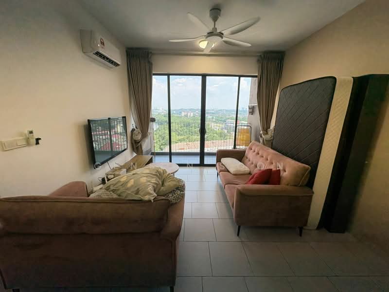 Servis Apartment untuk Disewa di Astetica Residences - Genson Soon - Living Room - PropertyGuru.com.my