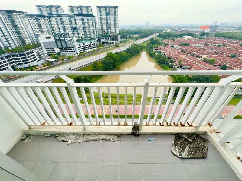 Service Residence for Sale at Bsp Skypark - Azira Ahmad - Balcony - PropertyGuru.com.my