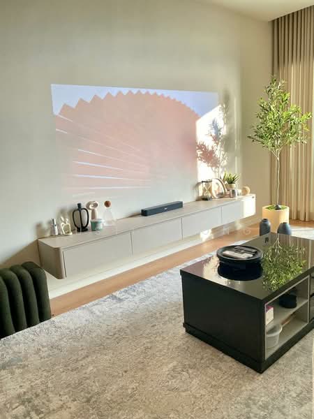 Service Residence for Sale at Duta Park Residences - Austin Long - Living Room - PropertyGuru.com.my