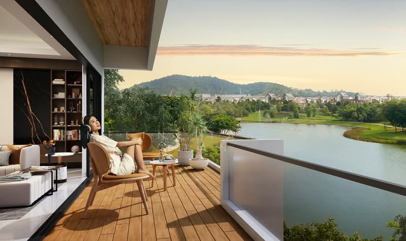 Twin Villa for Sale in Bandar Gamuda Gardens (Rawang) - Ameline Tan Shu Sian - Balcony - PropertyGuru.com.my