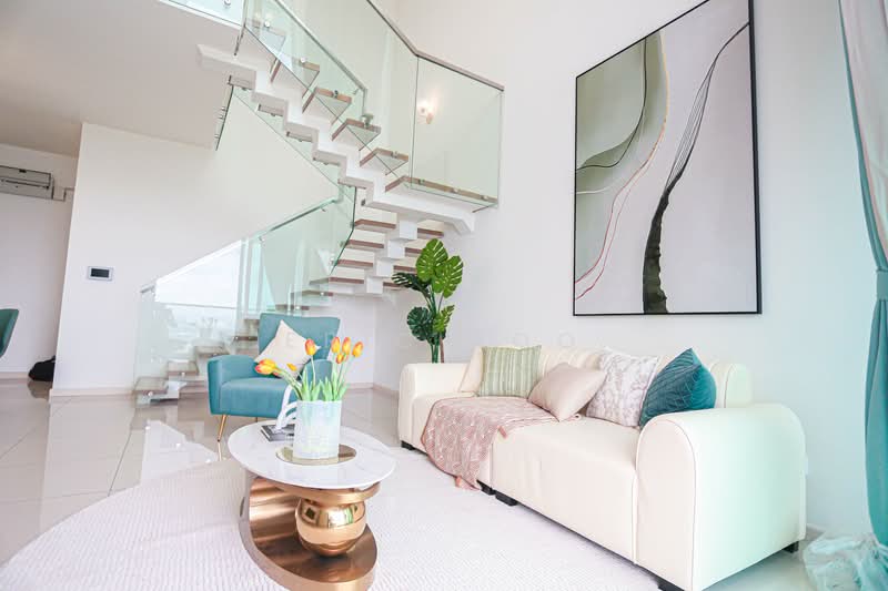 Servis Apartment untuk Dijual di The M @ Medini Macrolink - Eric Foo - Living Room - PropertyGuru.com.my
