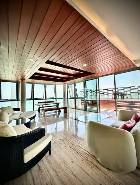 Condominium for Sale at Infinity Beachfront Condominium - Susan Chia - Living Room - PropertyGuru.com.my