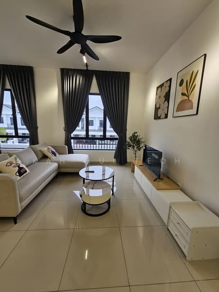 Rumah Bandar untuk Disewa di Bandar Cassia (Batu Kawan) - Kah Hui Teoh - Living Room - PropertyGuru.com.my