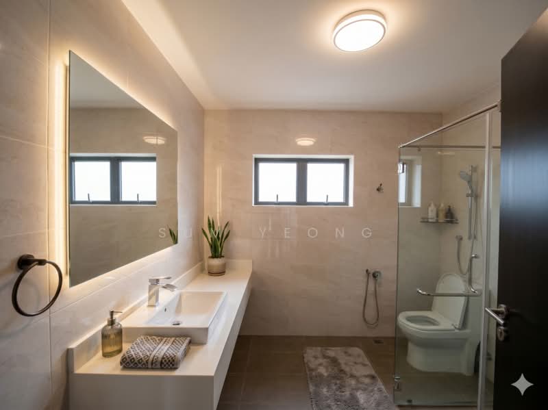 Rumah Banglo untuk Dijual di Sungai Long (Bandar Sungai Long) - Sum Yeong - Bathroom - PropertyGuru.com.my