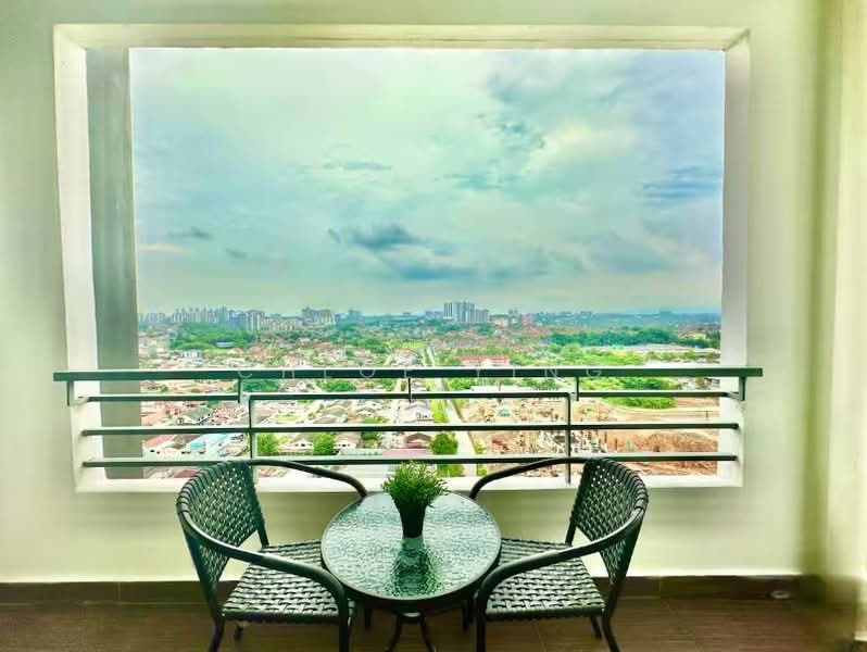 Servis Apartment untuk Disewa di Residences @ 1 Tebrau - Chloe Ying - Balcony - PropertyGuru.com.my
