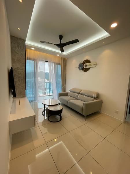 Condominium for Sale at Queens Residences Q2 @ Queens Waterfront - Febe Soon - Living Room - PropertyGuru.com.my