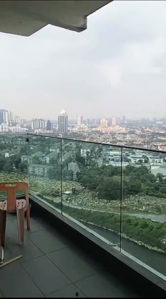 Service Residence for Rent at Twin Residences - Joey Wong - Balcony - PropertyGuru.com.my