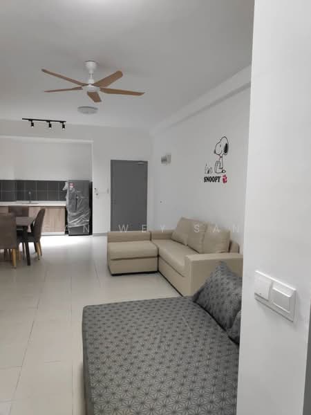Service Residence for Sale at The Netizen - GAN WEY SAND - Living Room - PropertyGuru.com.my