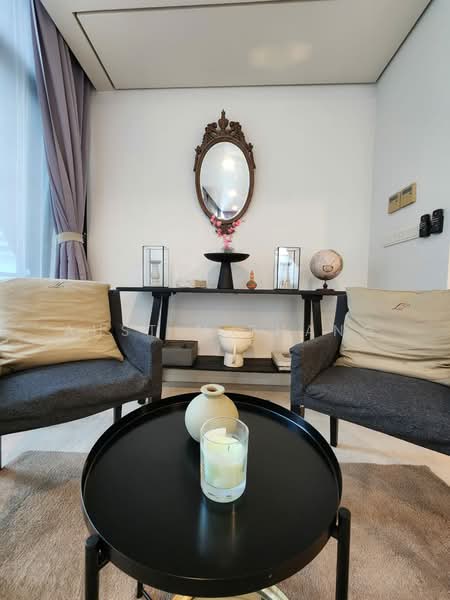 Condominium for Rent at Condominium @ The Troika - Austin Phang - Living Room - PropertyGuru.com.my