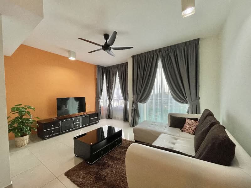 Service Residence for Rent at Solaris Dutamas - Jessica Lim - Living Room - PropertyGuru.com.my