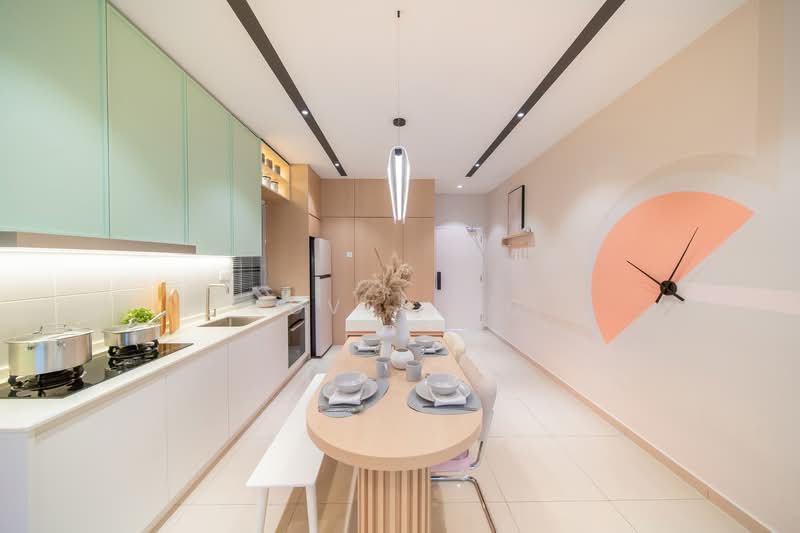 Service Residence for Sale at Santai @ Eco Spring - Edven Ng - Kitchen - PropertyGuru.com.my