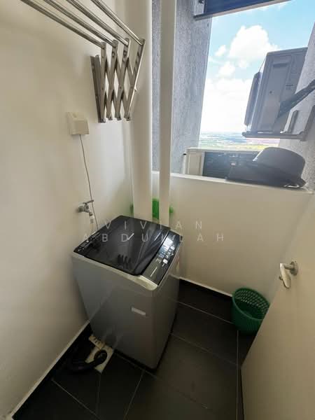 Servis Apartment untuk Disewa di D'Pristine - Vivian Abdullah - Balcony - PropertyGuru.com.my