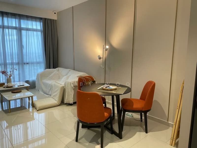 Servis Apartment untuk Disewa di Hill10 Residence @ i-City - Abby Woo - Living Room - PropertyGuru.com.my