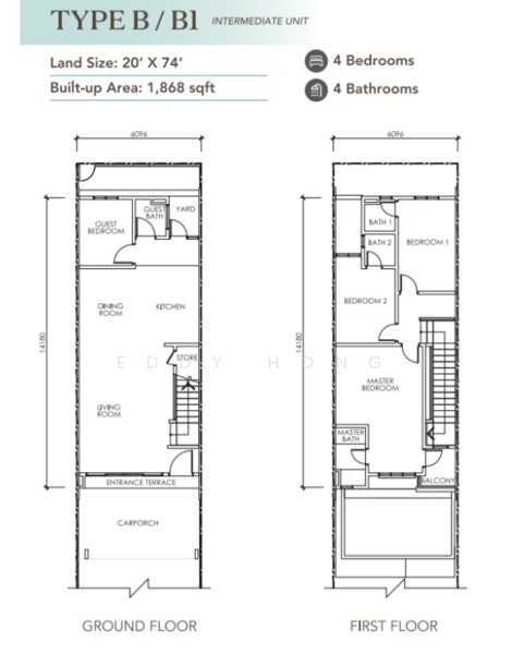 2-storey Terraced House for Sale in Petaling (Selangor) - Eddy Hong - PropertyGuru.com.my