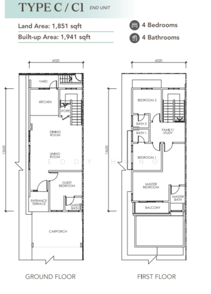 2-storey Terraced House for Sale in Petaling (Selangor) - Eddy Hong - PropertyGuru.com.my