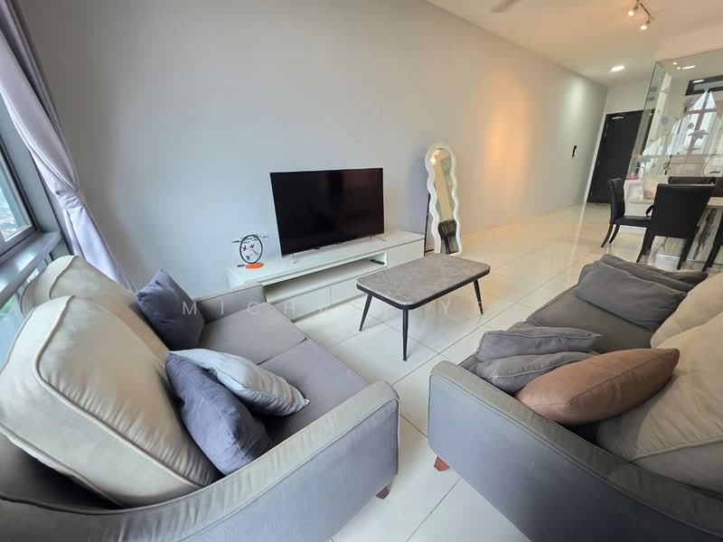 Servis Apartment untuk Disewa di Setia Sky 88 - Michael Yeo - Living Room - PropertyGuru.com.my