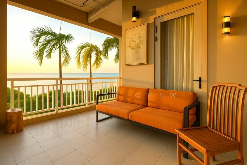 Kondominium untuk Dijual di Quayside Seafront Resort Condominiums - Millie Chew - Balcony - PropertyGuru.com.my