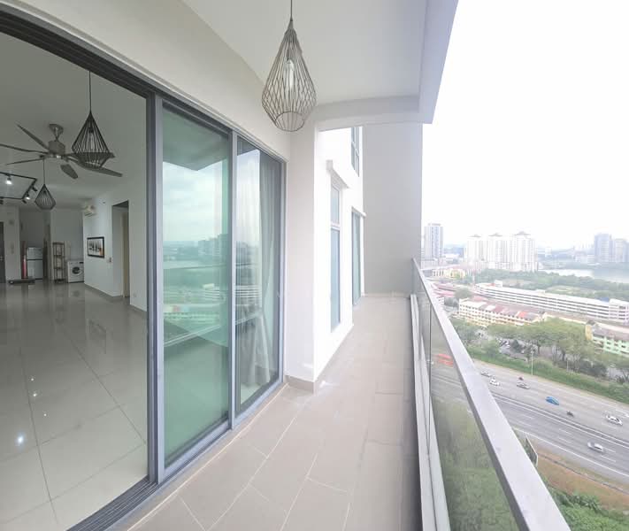 Service Residence for Rent at Univ 360 Place - Cody Cher - Balcony - PropertyGuru.com.my