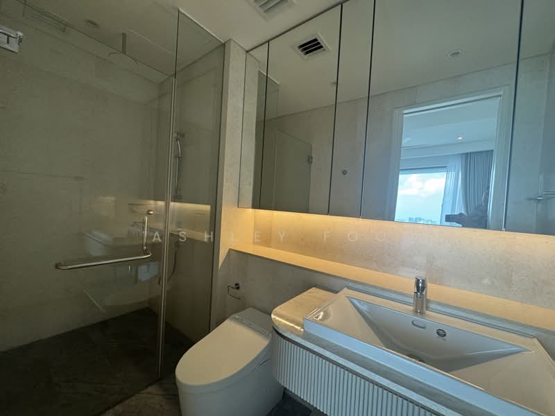 Service Residence for Rent at Southpoint Residences - Ashley Foo - Master Bathroom - PropertyGuru.com.my