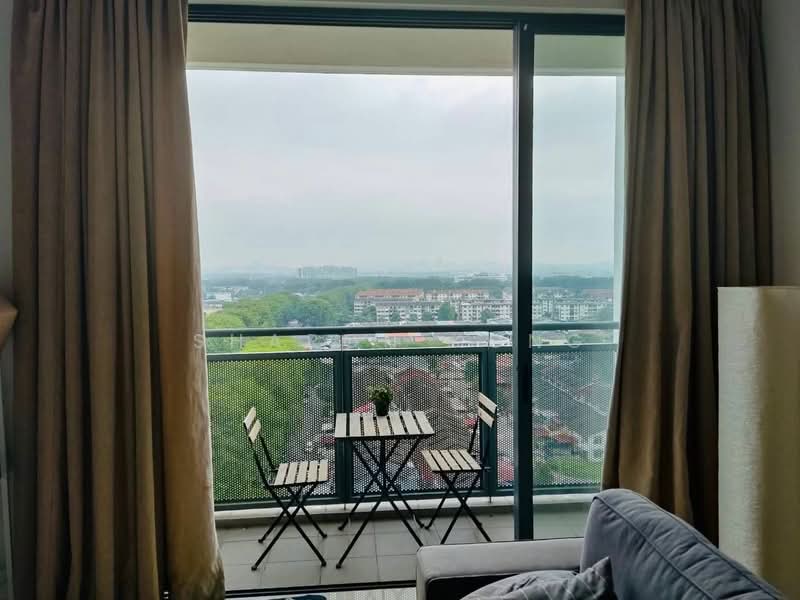 Service Residence for Sale at KU Suites - Sharon Kong - Balcony - PropertyGuru.com.my