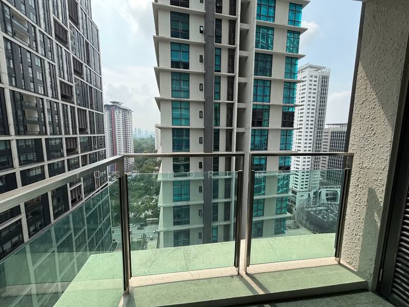 Service Residence for Rent at Ooak Serviced Apartments @ Kiara 163 - Yoshinori Dota - Balcony - PropertyGuru.com.my