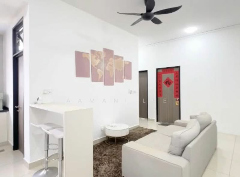 Service Residence for Sale at Twin Tower Residence - Aamani Lee - Living Room - PropertyGuru.com.my