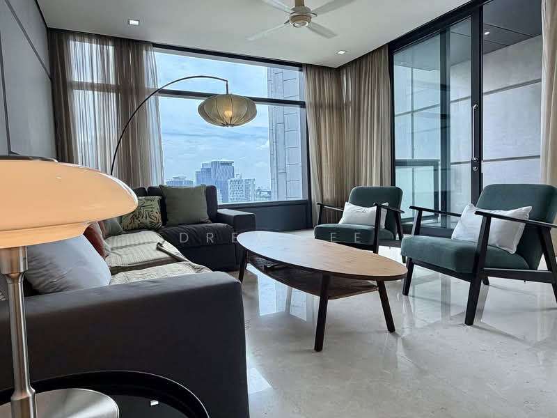 Condominium for Rent at Condominium @ The Troika - Drew Lee - Living Room - PropertyGuru.com.my