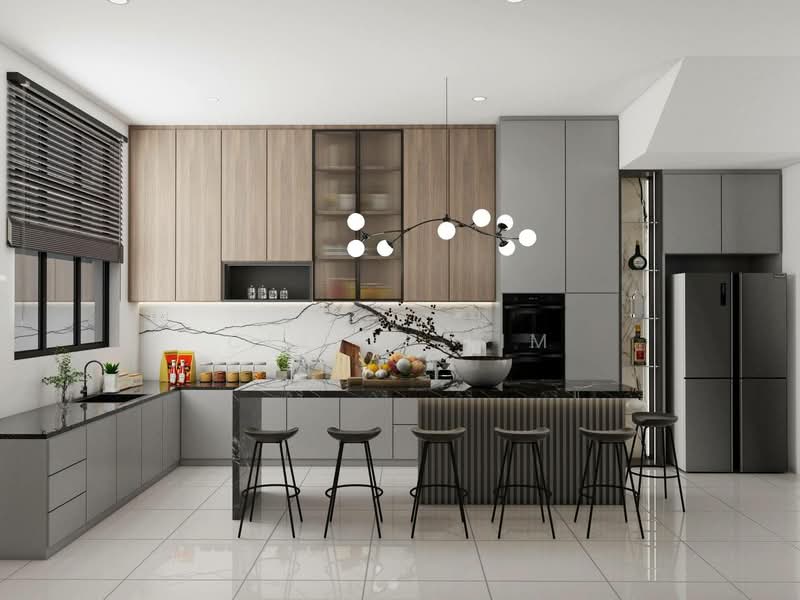 Kondominium untuk Dijual di The Andes Condo Villa @ Bukit Jalil - Celine Lim - Kitchen - PropertyGuru.com.my