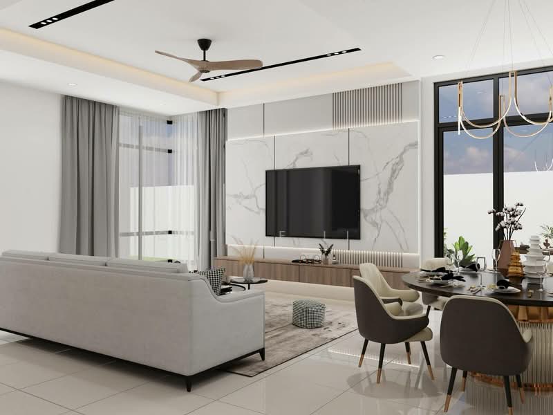 Kondominium untuk Dijual di The Andes Condo Villa @ Bukit Jalil - Celine Lim - Living Room - PropertyGuru.com.my