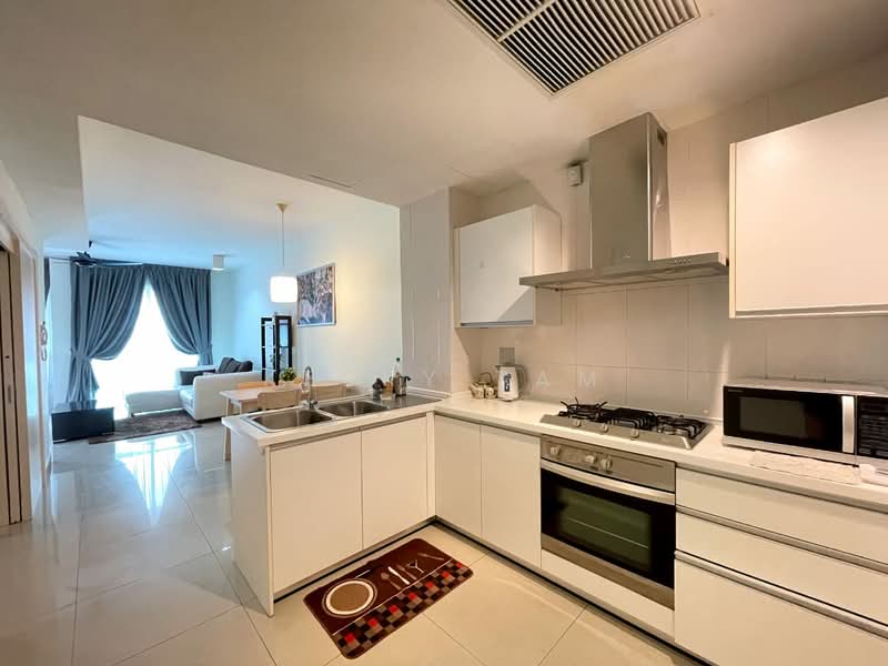 Servis Apartment untuk Disewa di Solaris Dutamas - Kerry Tam - Kitchen - PropertyGuru.com.my