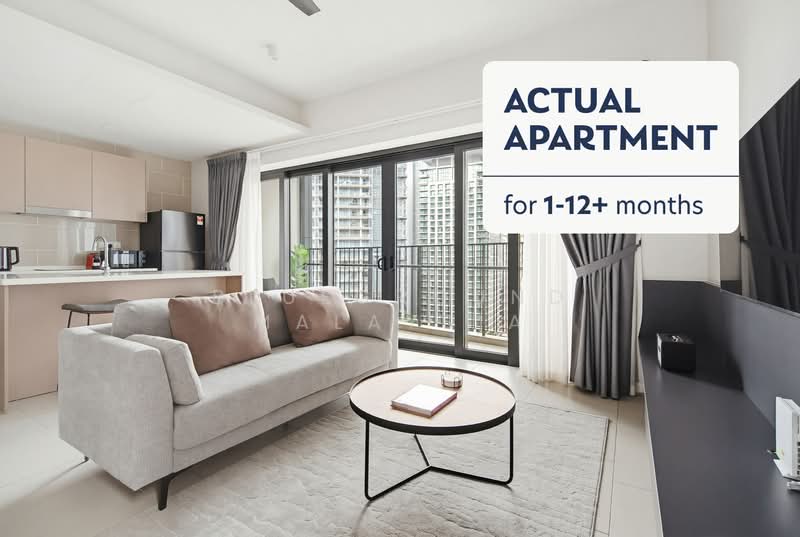 Condominium for Rent at Isola - Blueground Malaysia - Living Room - PropertyGuru.com.my