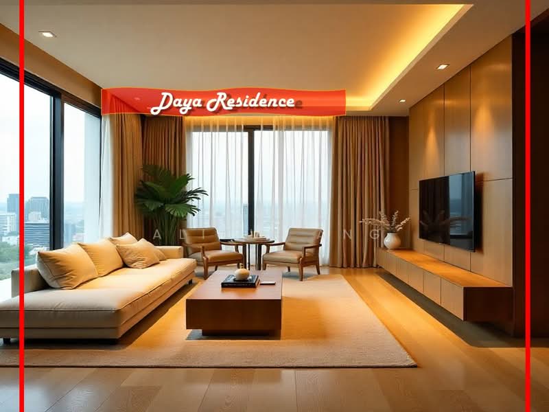 Condominium for Sale at Residensi Daya - Alicia Ang - Living Room - PropertyGuru.com.my