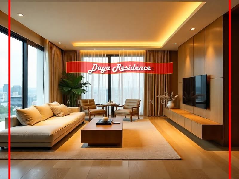 Condominium for Sale at Residensi Daya - Alicia Ang - Living Room - PropertyGuru.com.my