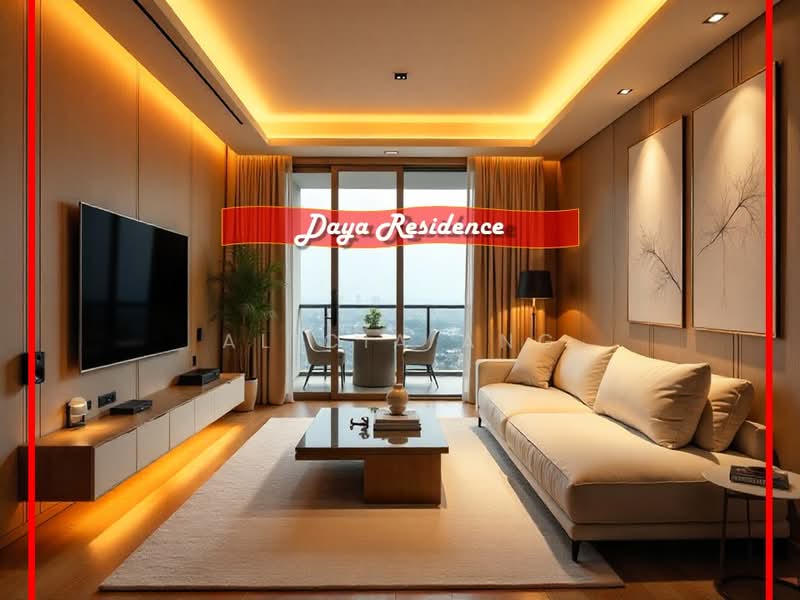 Condominium for Sale at Residensi Daya - Alicia Ang - Living Room - PropertyGuru.com.my