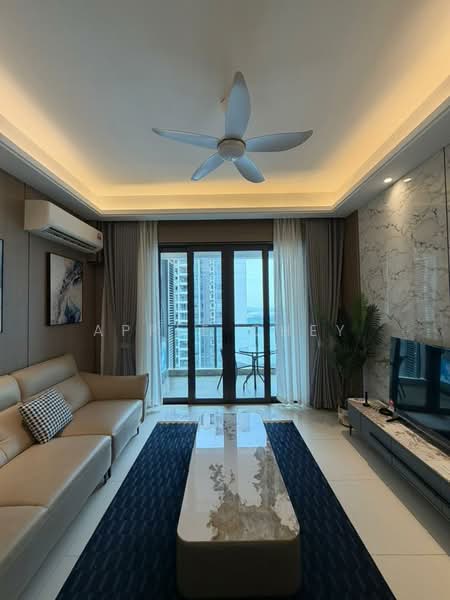 Kondominium untuk Disewa di R&F Princess Cove Phase 2-Seine Region - Apple Chey - Living Room - PropertyGuru.com.my