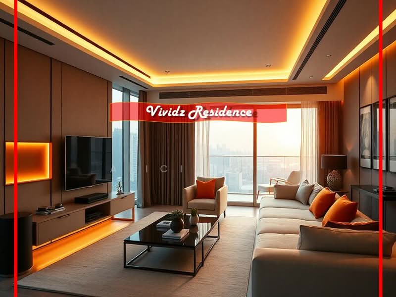 Service Residence for Sale at The Vividz - Alicia Ang - Living Room - PropertyGuru.com.my