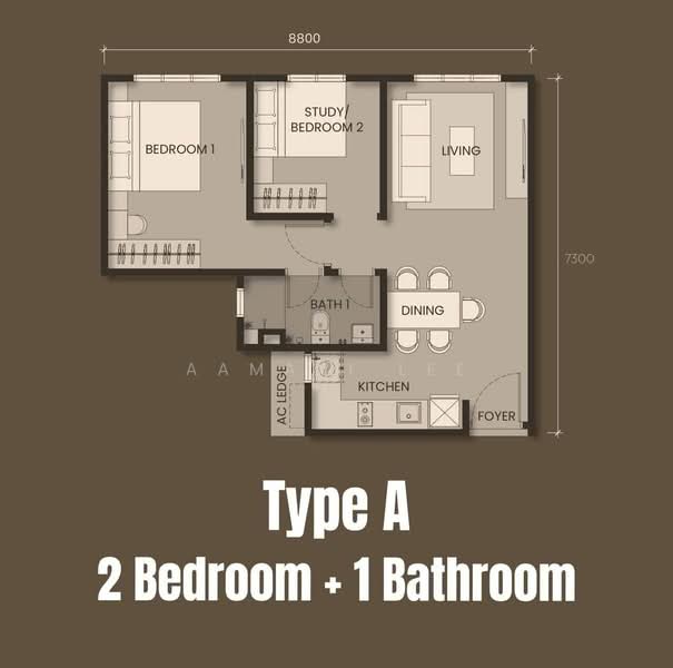 Servis Apartment untuk Dijual di One 49 Residence - Aamani Lee - PropertyGuru.com.my