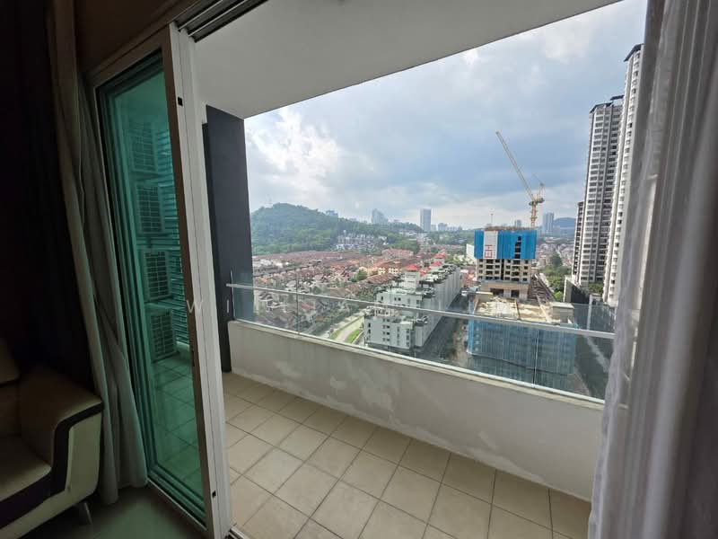 Kondominium untuk Disewa di Scenaria @ North Kiara Hills - William Lim - Balcony - PropertyGuru.com.my