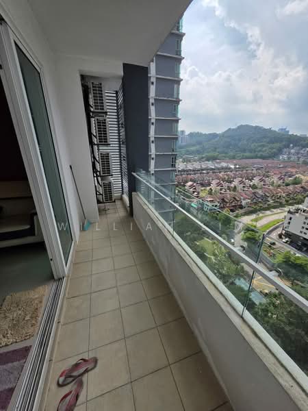Kondominium untuk Disewa di Scenaria @ North Kiara Hills - William Lim - Balcony - PropertyGuru.com.my